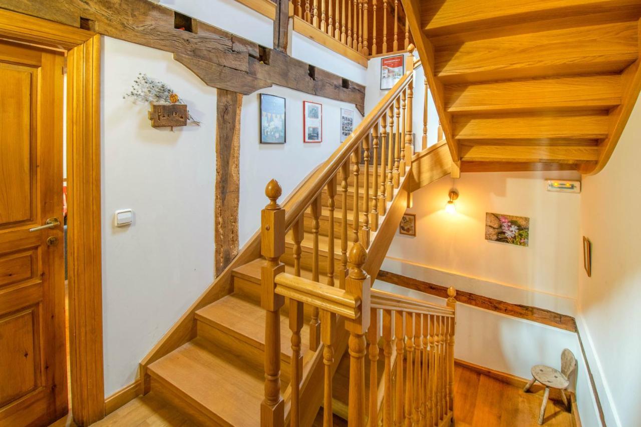 Casa Monaut, Acogedores Apartamentos A Los Pies De La Selva De Irati Saragueta Bagian luar foto